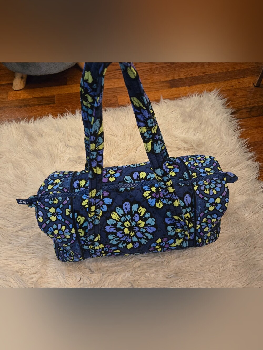 Vera Bradley Quilted Floral Tote Bag